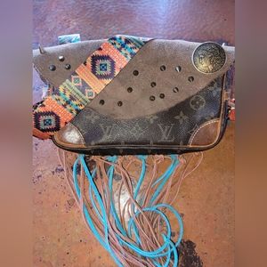 Authentic Upcycled Louis Vuitton Pouchette